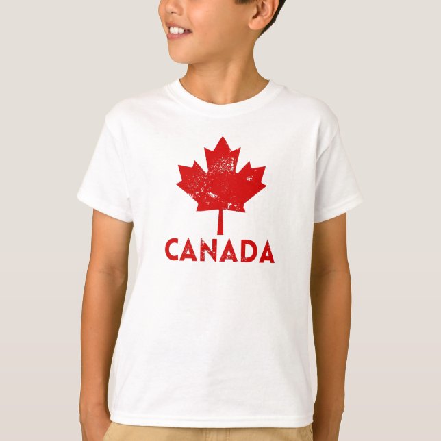 T-shirt Vintage souvenir Canada (Devant)