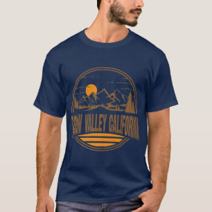 T-shirt Vintage Squaw Valley California Mountain Randonné