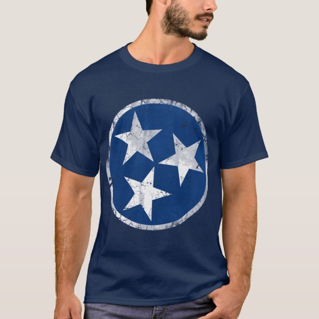 T-shirt Vintage State Flag ofennessee family (Devant)