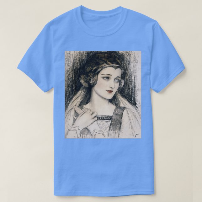 T-shirt Vintage Steampunk Renaissance belle Ren femme (Design devant)