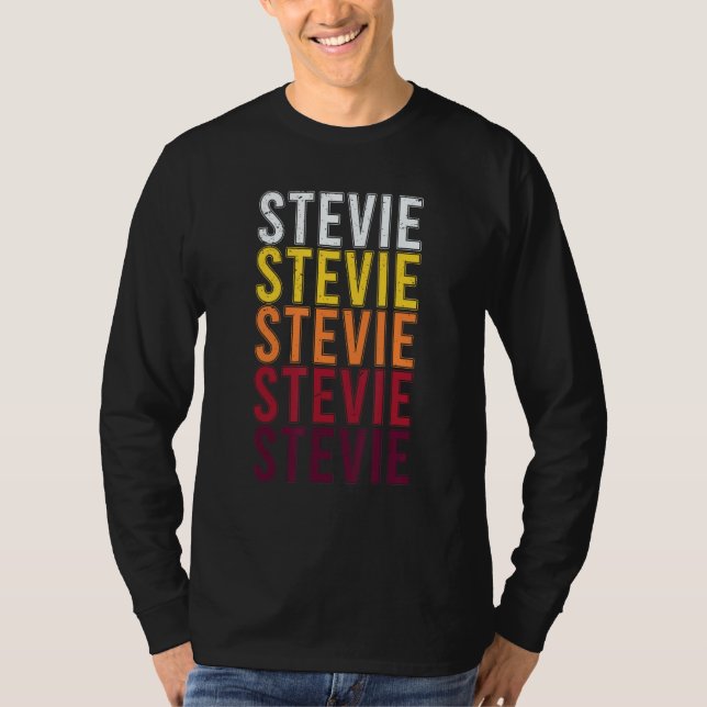 T-shirt Vintage Stevie Prénom Stevie (Devant)