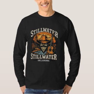 T-shirt Vintage Stillwater Oklahoma Sunset Wild West City