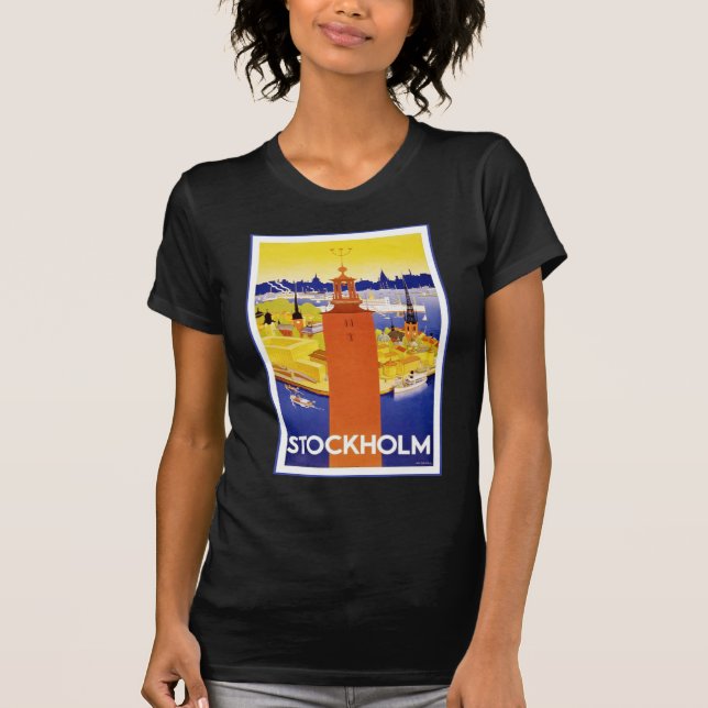T-shirt Vintage Stockholm (Devant)