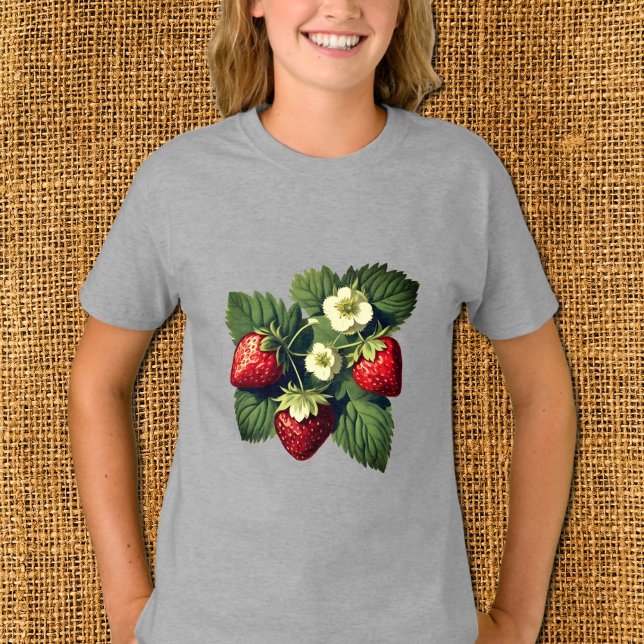 T-shirt Vintage strawberries (Créateur téléchargé)