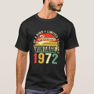 T-shirt Vintage stupéfiant 50 ans 1972 50e anniversaire