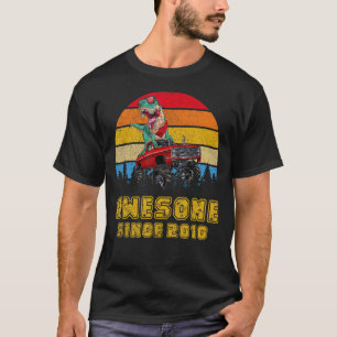 T-shirt Vintage stupéfiant depuis 2010 Rex Monster Truck 1