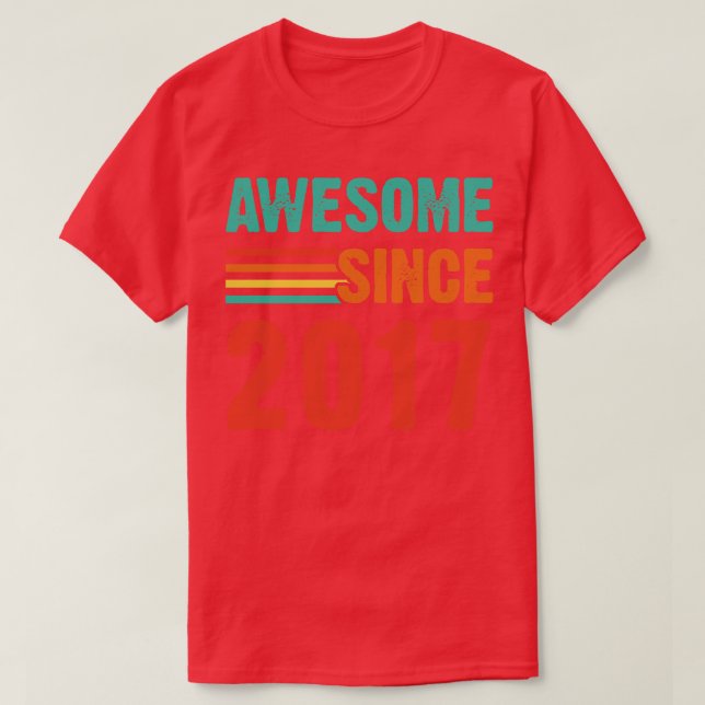 T-shirt Vintage stupéfiant depuis 2017 (Design devant)
