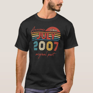 T-shirt Vintage stupéfiant depuis Juillet 2007 Original Pa