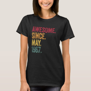 T-shirt Vintage - stupéfiant depuis mai 1967 58e anniversa