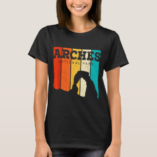 T-shirt Vintage style rétro arches de la skyline utah