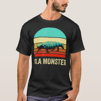 T-shirt Vintage style rétro coucher de soleil Gila Monster