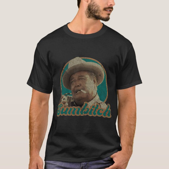 T-shirt VINTAGE - Sumbitch Fumeur (Devant)