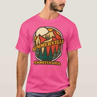 T-shirt Vintage Summerville Pennsylvania Mountain Randonné