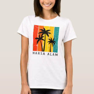 T-shirt Vintage Sunset Marsa Alam pour femmes