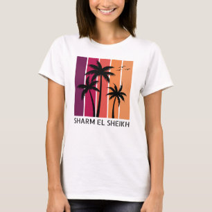 T-shirt Vintage Sunset Sharm El Sheikh pour femmes