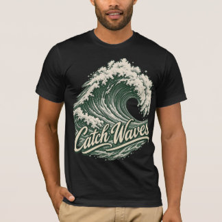 T-Shirt Vintage Surf Catch Waves