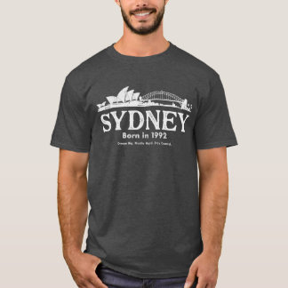 T-shirt Vintage Sydney | Australie Anniversaire Né en 1992