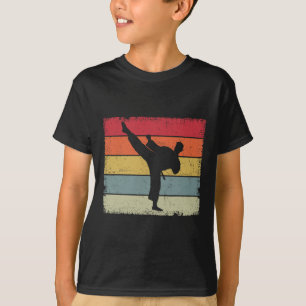 T-shirt Vintage Taekwondo Karate Arts Martiaux Lover Girls