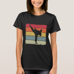 T-shirt Vintage Taekwondo Karate Arts Martiaux Lover Girls