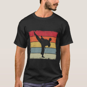 T-shirt Vintage Taekwondo Karate Arts Martiaux Lover Girls