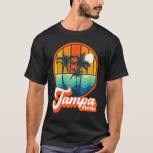 T-shirt Vintage Tampa Florida Summer Family Vacances Plage