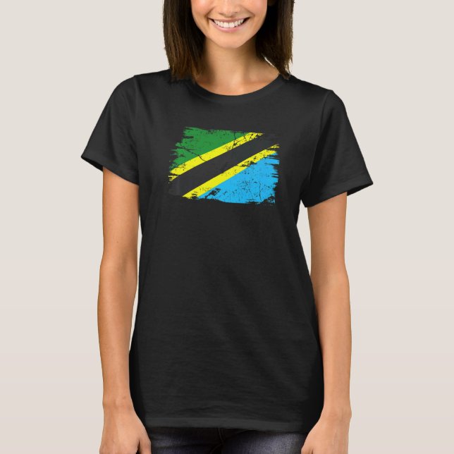 T-shirt Vintage Tanzanie (Devant)