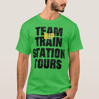 T-shirt Vintage Team Rip Gare Tours Cadeaux Railroa