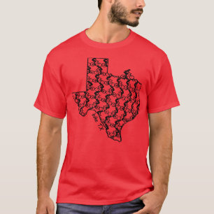 T-shirt Vintage Texas Cyclisme State Vélo TX Vélo Ri