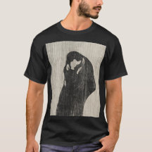 Vintage The Kiss IV par Edvard Munch Art Love