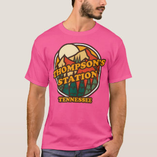 T-shirt Vintage Thompson'S Station Tennessee Mountain Hiki