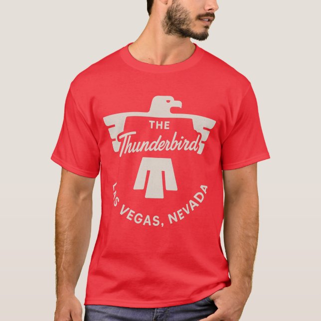 T-shirt Vintage Thunderbird Las Vegas (Devant)