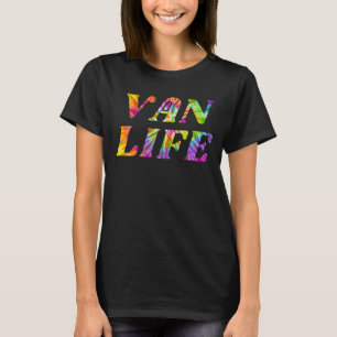 T-shirt Vintage Tie Dye Van Vie pour le Nomad Vivre Libre