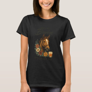 T-shirt Vintage Tiens Mon Bourbon C'est Le Jour Du Derby P
