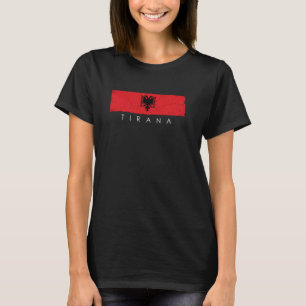 T-shirt Vintage Tirana Albanie Vacances Albanie Lover