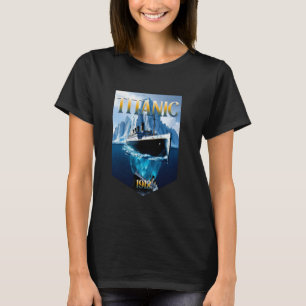 T-shirt Vintage Titanic 1912 RMS Cruise Ship Voyage Hommes