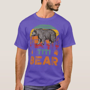 T-shirt Vintage Titi Bear Drôle Fête des pères