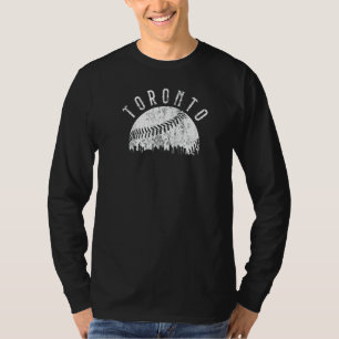 T-shirt Vintage Toronto Ontario Skyline Appareils