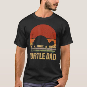 T-shirt Vintage Tortue papa qui correspond aux pères anima