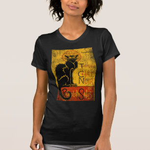 T-shirt Vintage Tour du Chat Noir Black Cat Halloween