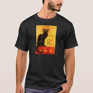 T-shirt Vintage Tournee de Conversation Noir Chat Noir