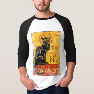 T-shirt Vintage Tournee du Conversation Noir Chat noir Hal