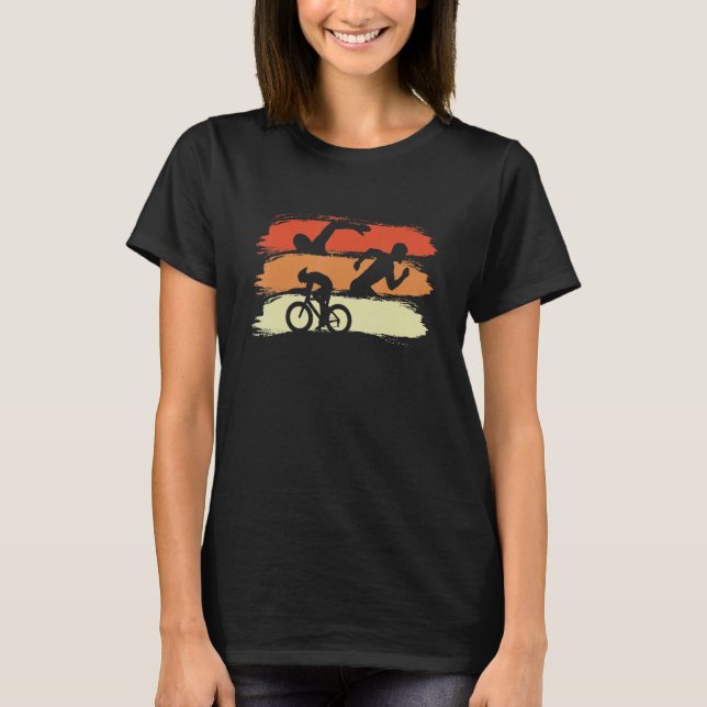 T-shirt Vintage Triathlon (Devant)