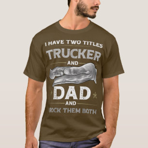 T-shirt Vintage Truck Driver Mechanic Trucking Trucker Pap