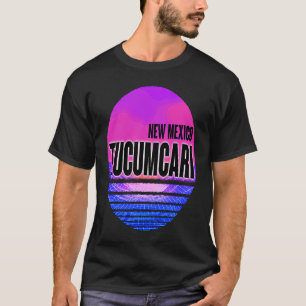 T-shirt Vintage Tucumcari Vaporwave Nouveau-Mexique