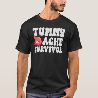 T-shirt Vintage TUMMY ACHE SURVIVOR Stomach Ache IBS Homme
