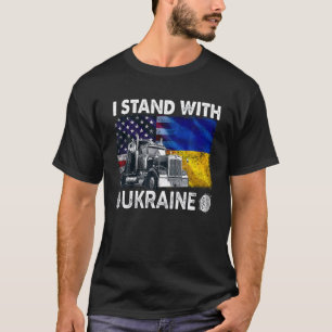 T-shirt Vintage Ukraine Drapeaux de fierté bleu