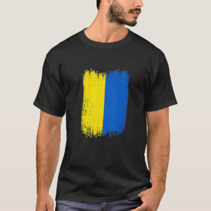 T-shirt Vintage Ukraine Ukrainien drapeau national patriot