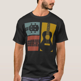 T-shirt Vintage Ukulele Guitar Uke