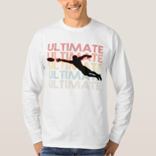 T-shirt Vintage Ultimate Frisbee Sport Retro