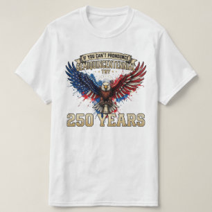T-shirt Vintage USA 250e anniversaire Aigle Humour patriot